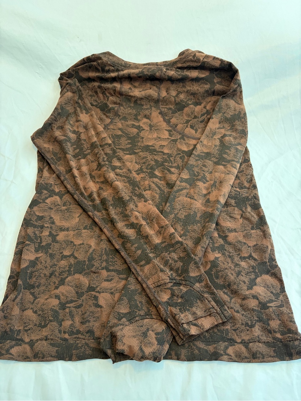 Athleta Long Sleeve Top - Brown - Size S - Picture 8 of 8